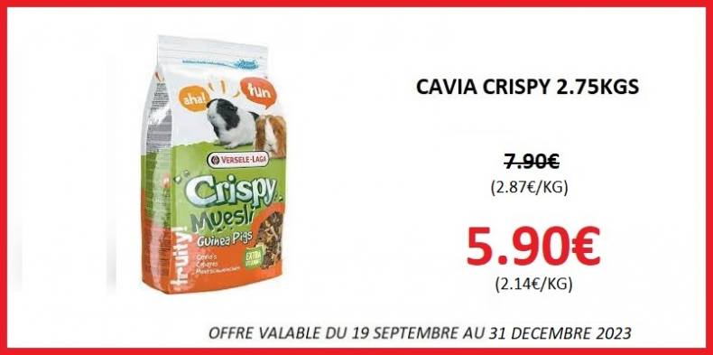 CAVIA CRISPY 2.75KG