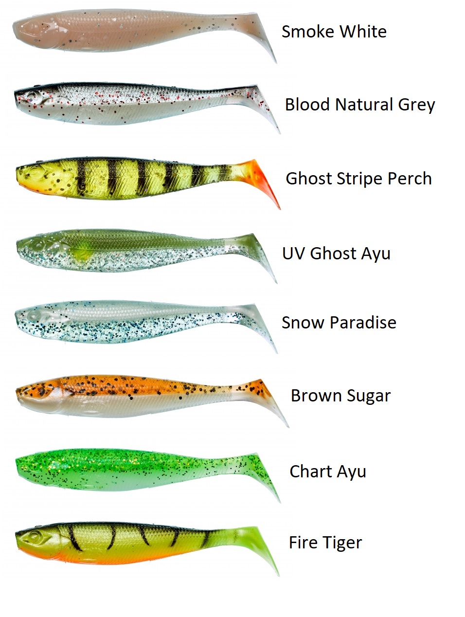 20 Leurres souples + tête plombée articulée SWIMY RIG GALFION FAT SHAD -  Leurres/Leurres souples - Tous à la Pêche !